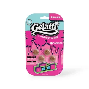 Gelatti 7 Hydroxy Blend Chewable Tablet Pink Geek 300mg